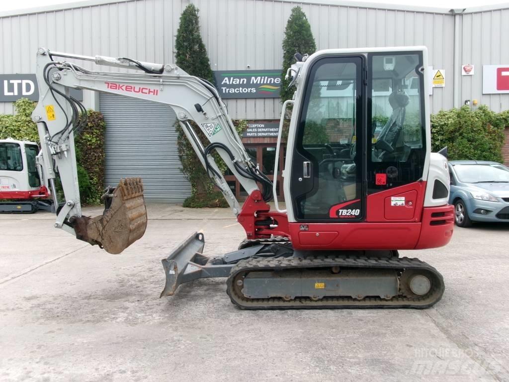 Takeuchi TB 240 Mini Excavators <7t (Mini Diggers)