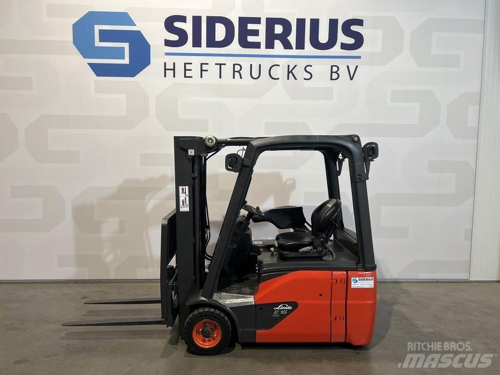Linde E16-02 Electric Forklifts