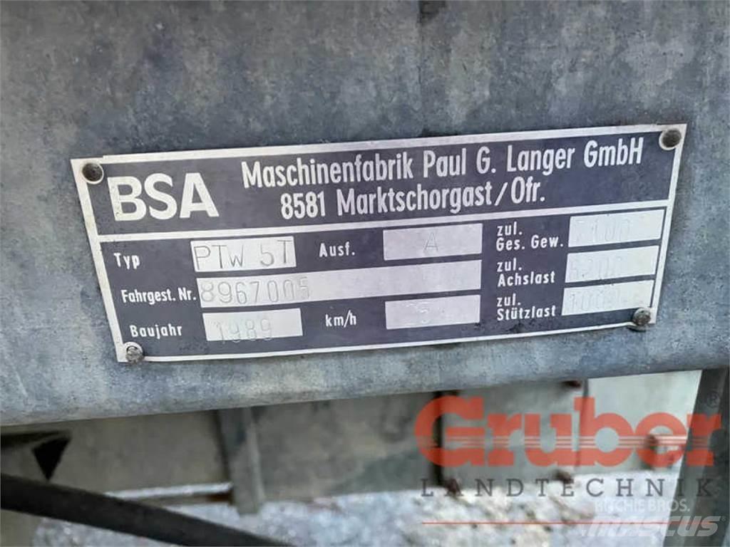 BSA PTW 5 T Slurry Tankers