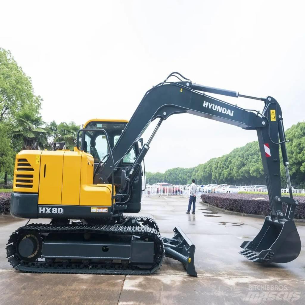 Hyundai HX80 Crawler Excavators