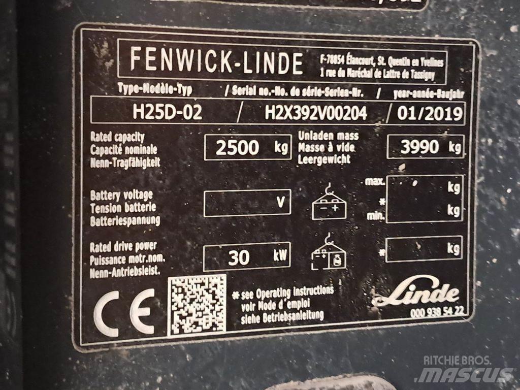 Linde H25D-02 Diesel Forklifts