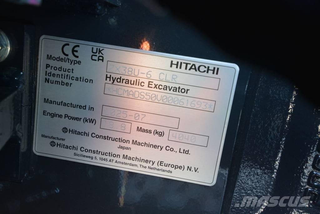 Hitachi ZX 38 U-6 Mini Excavators <7t (Mini Diggers)