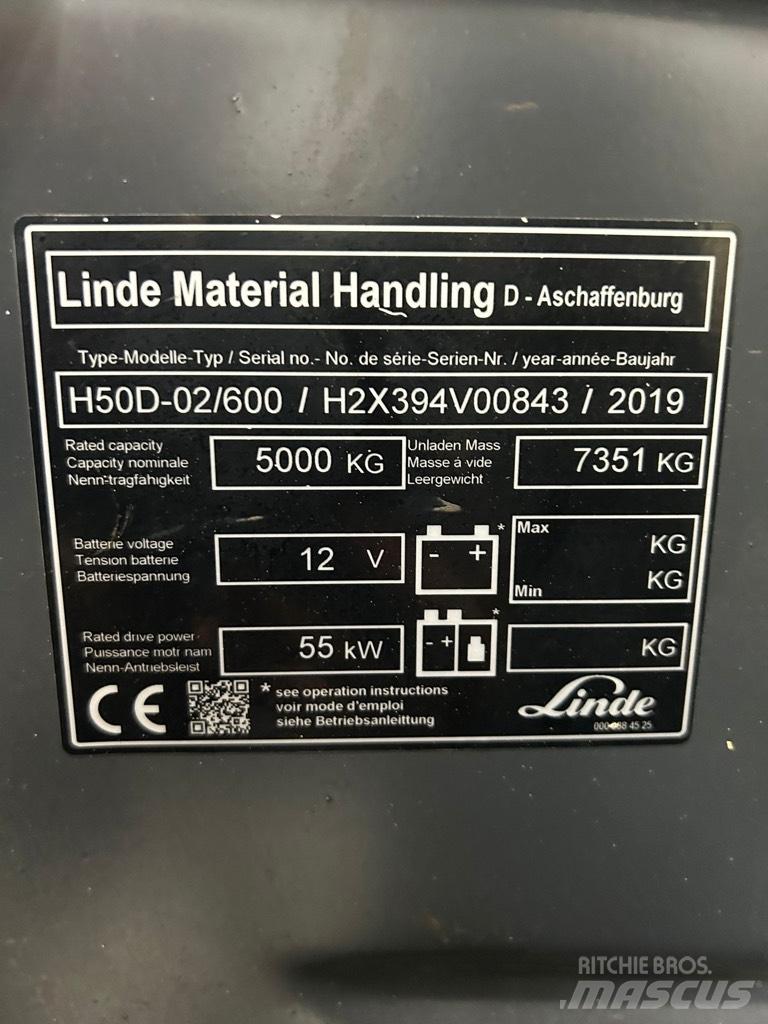 Linde H 50D-02/600 Diesel Forklifts