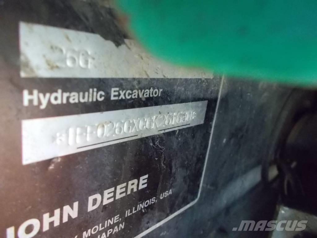 John Deere 26G Mini Excavators <7t (Mini Diggers)