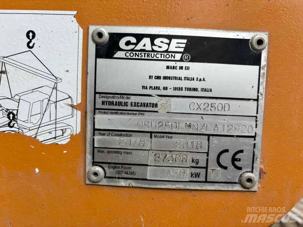 CASE CX 250 D Crawler Excavators