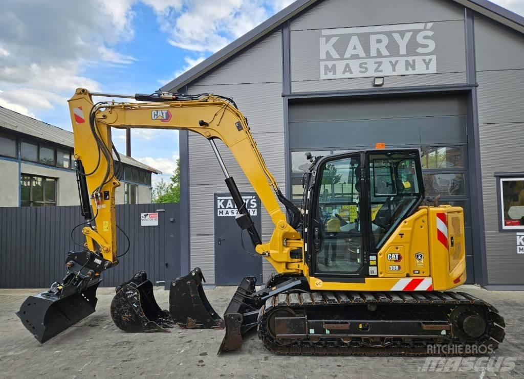 CAT 308 CR Mini excavators  7t - 12t