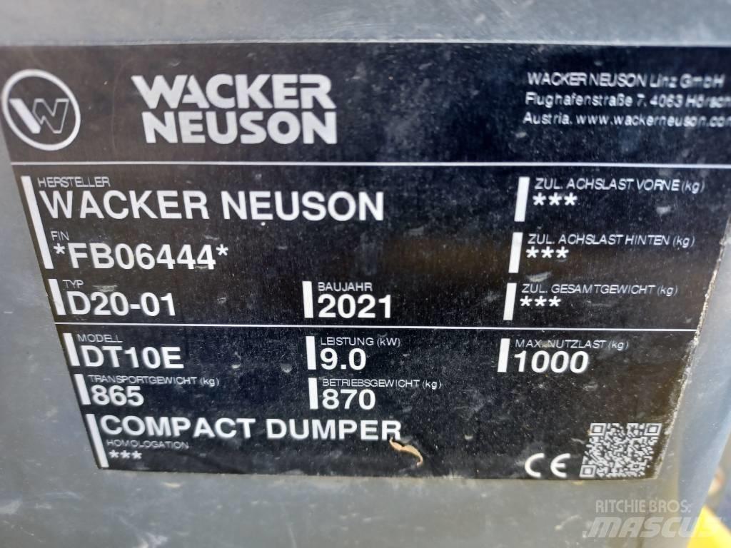 Wacker Neuson DT10e Tracked Dumpers