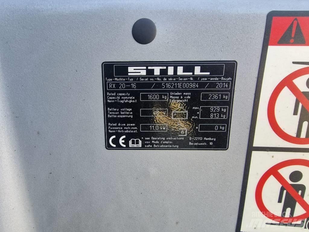 Still RX20-16 Electric Forklifts