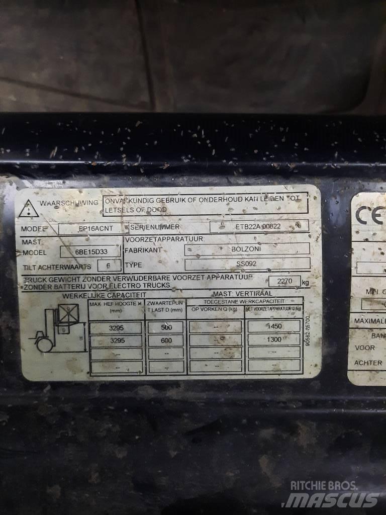 CAT EP16ACNT Electric Forklifts