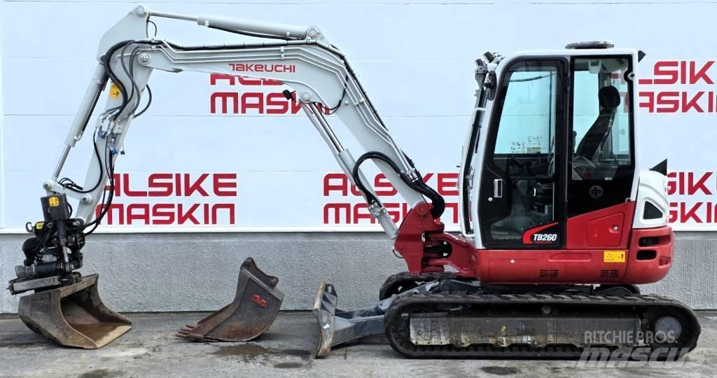 Takeuchi TB 260 Mini Excavators <7t (Mini Diggers)