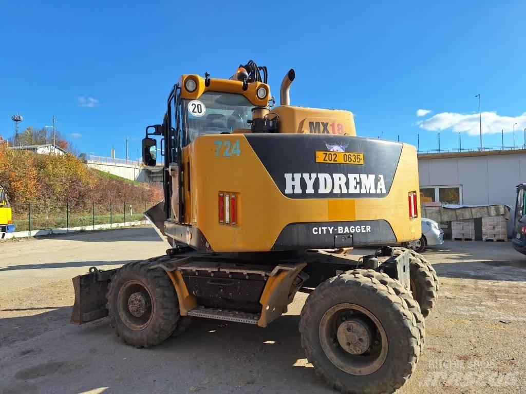 Hydrema MX 18 Wheeled Excavators