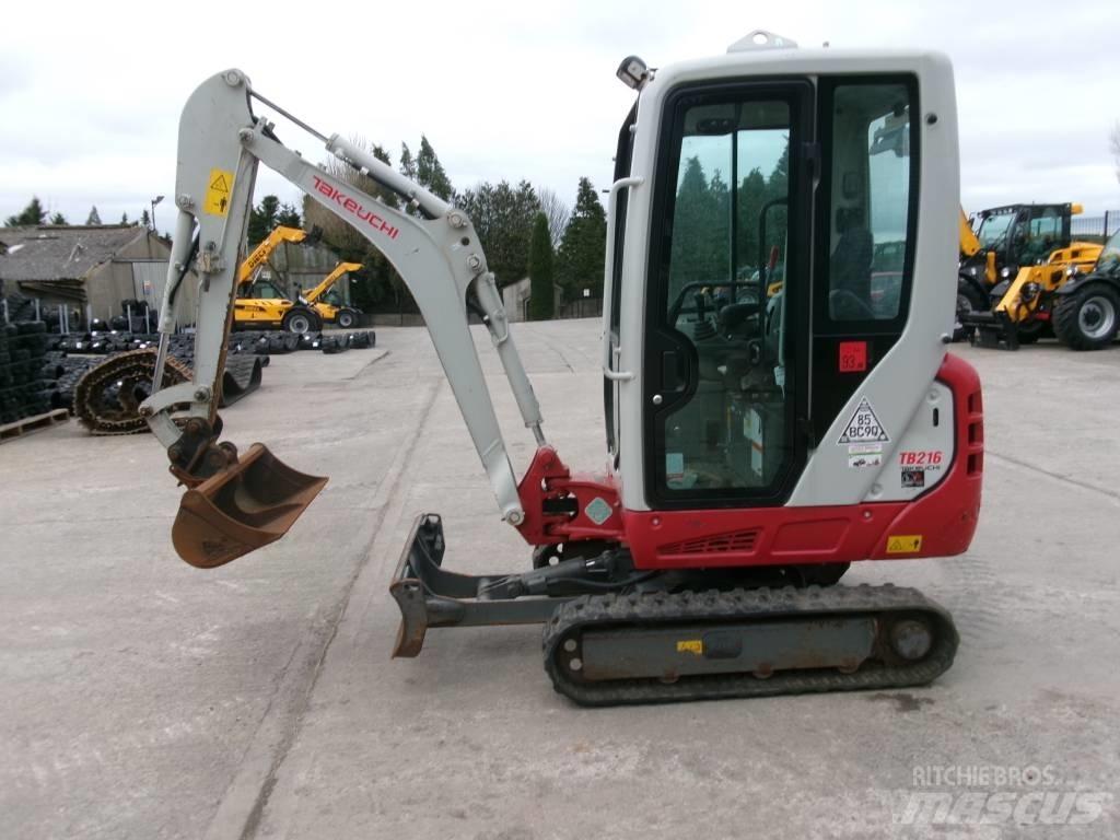 Takeuchi TB 216 Mini Excavators <7t (Mini Diggers)