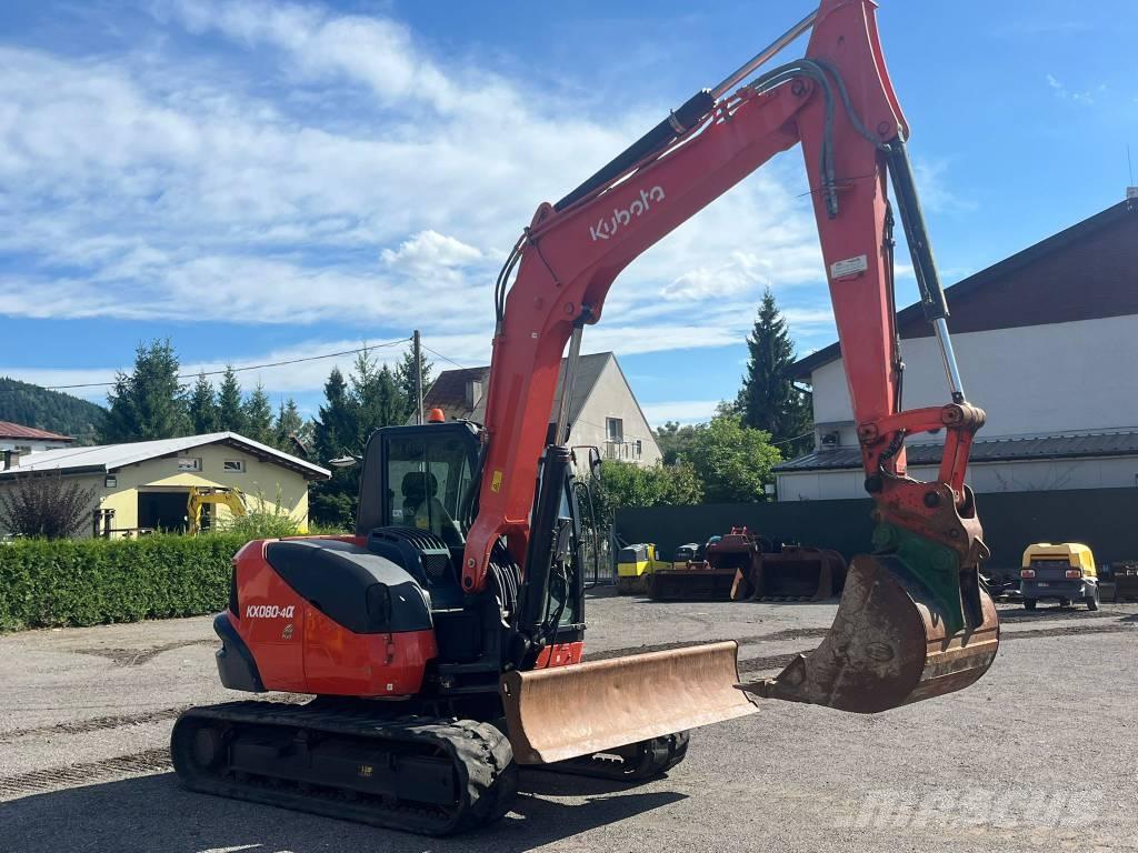 Kubota KX080 Mini excavators  7t - 12t