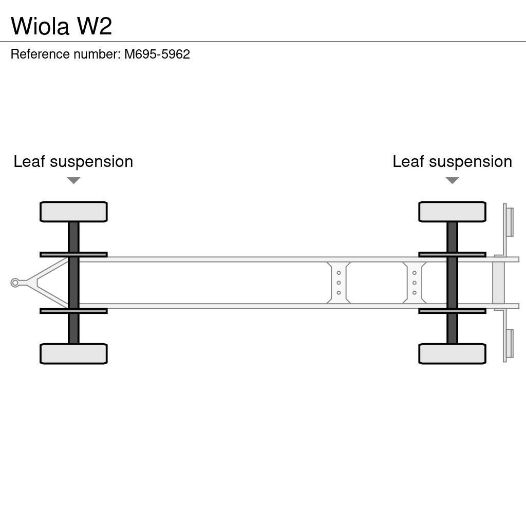 Wiola W2 Flatbed Trailers