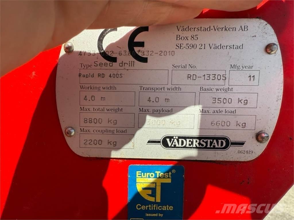 Väderstad RD400S Farm Drills