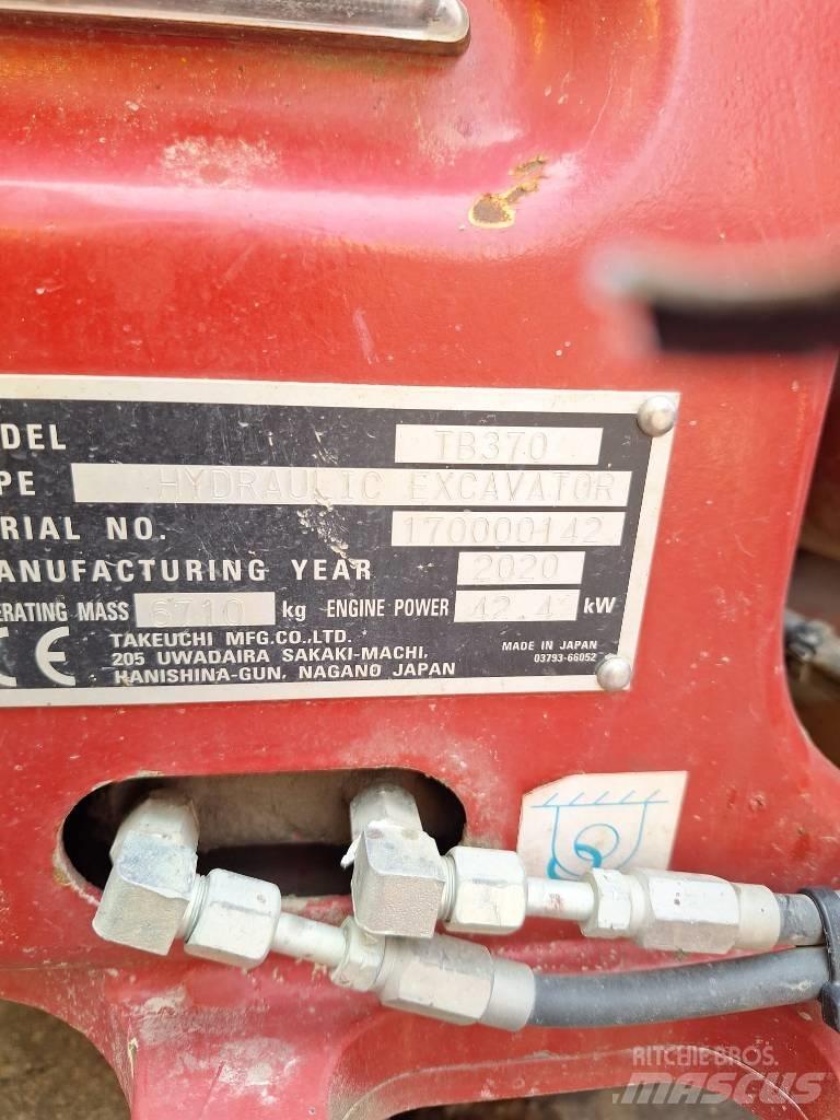 Takeuchi TB 370 Mini excavators  7t - 12t