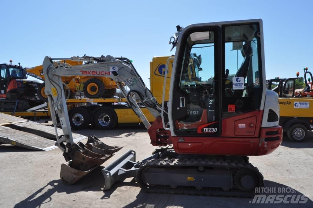 Takeuchi TB 230 Mini Excavators <7t (Mini Diggers)