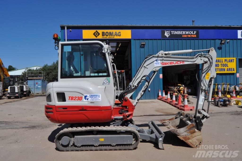Takeuchi TB 230 Mini Excavators <7t (Mini Diggers)