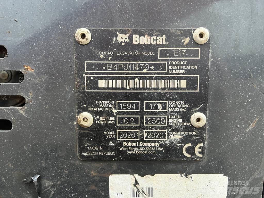 Bobcat E17 Mini Excavators <7t (Mini Diggers)