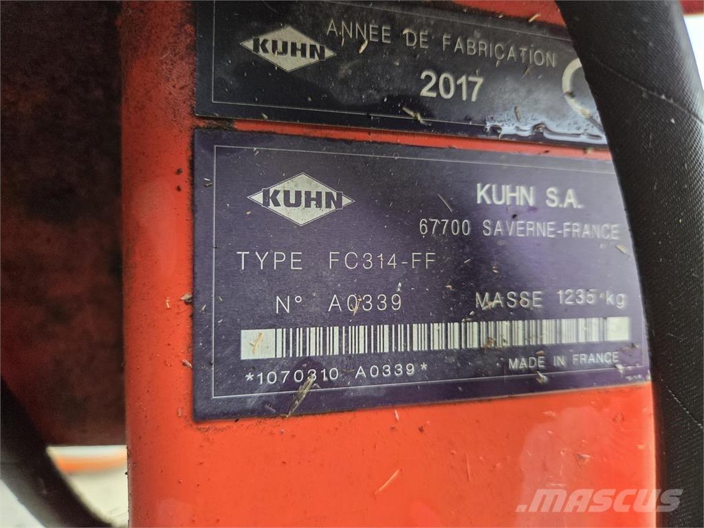 Kuhn FC314FF Pasture Mowers And Toppers