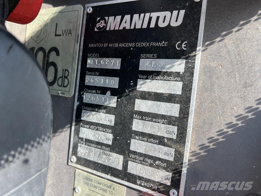 Manitou MLT627 Telehandlers for Agriculture