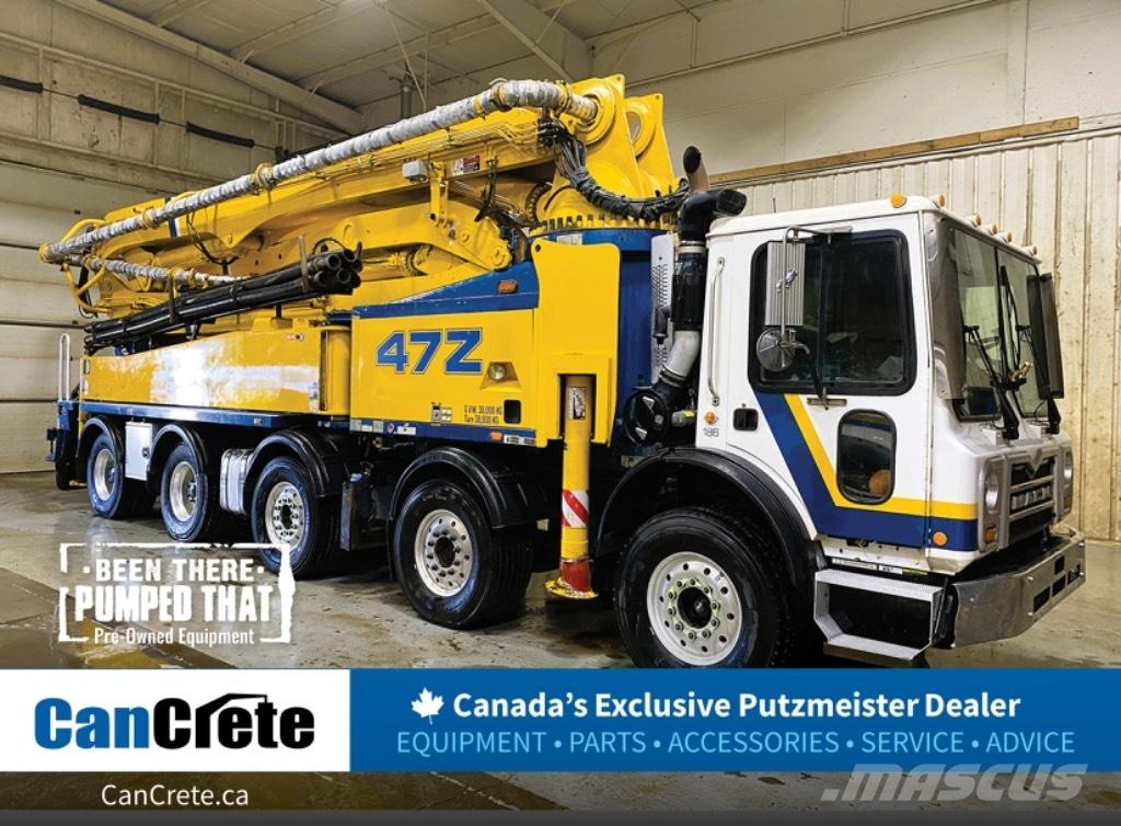Putzmeister (#186) 47M Concrete Pumps