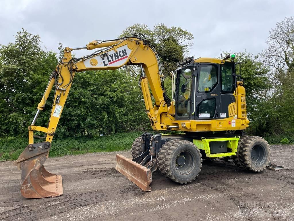 Komatsu PW 118 Wheeled Excavators