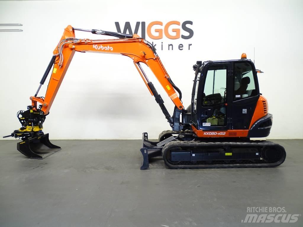 Kubota KX 080-4a Mini excavators  7t - 12t
