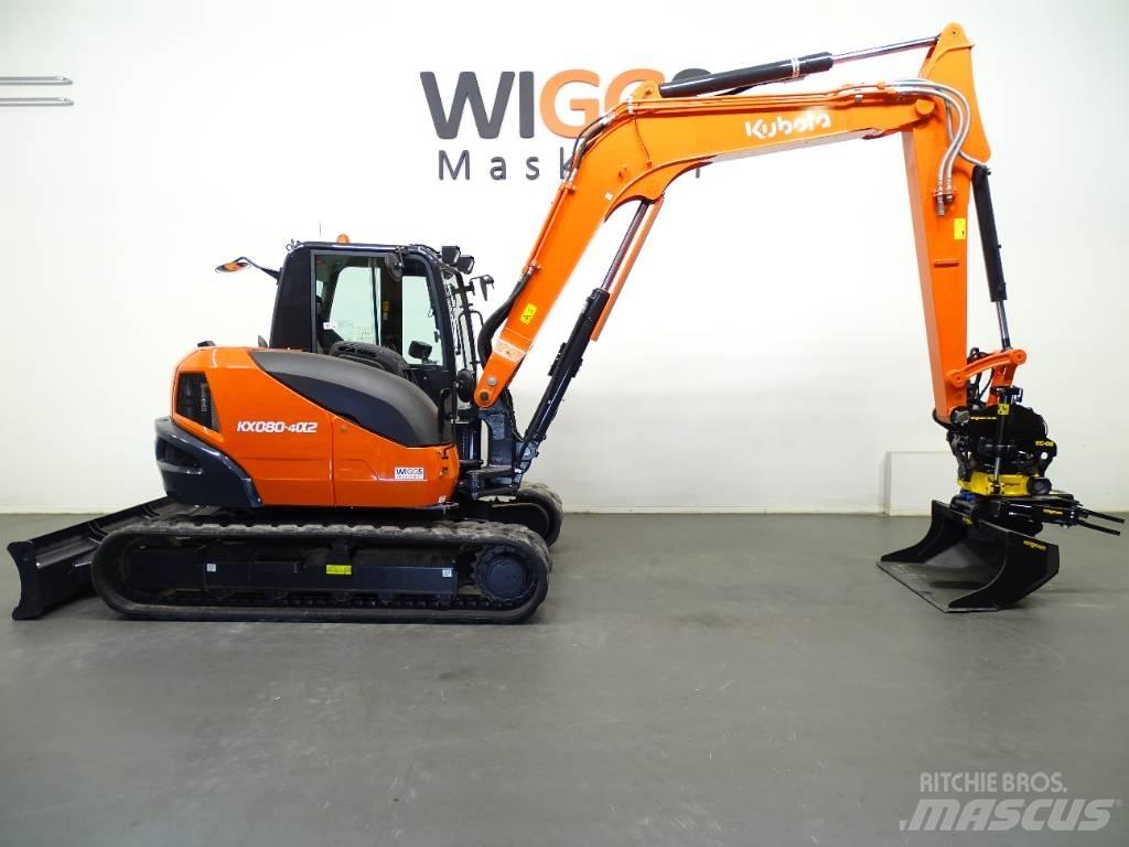 Kubota KX 080-4a Mini excavators  7t - 12t