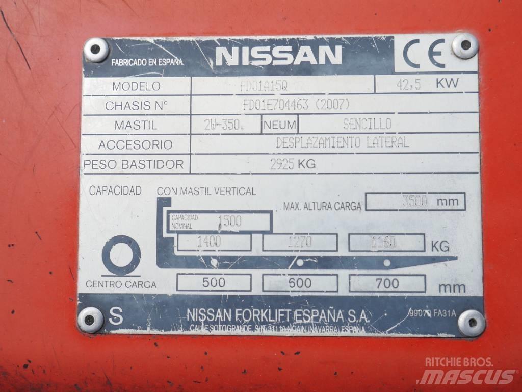 Nissan FD01 A 15 Q Diesel Forklifts