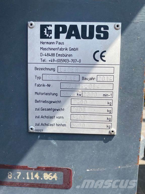 Paus TSL8.7 Wheel Loaders