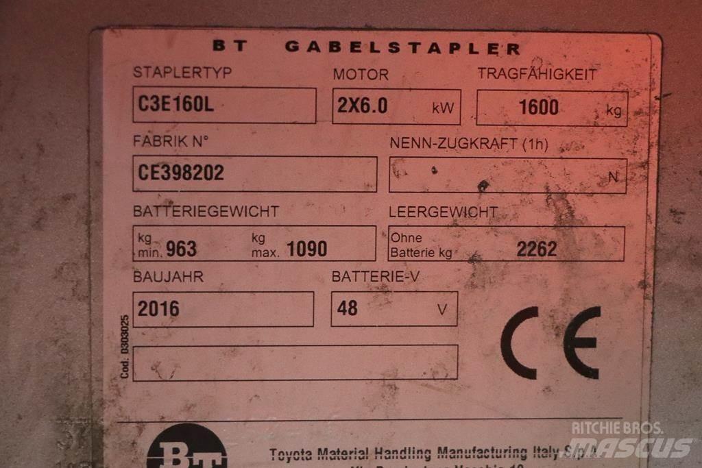 BT C3E160L Electric Forklifts