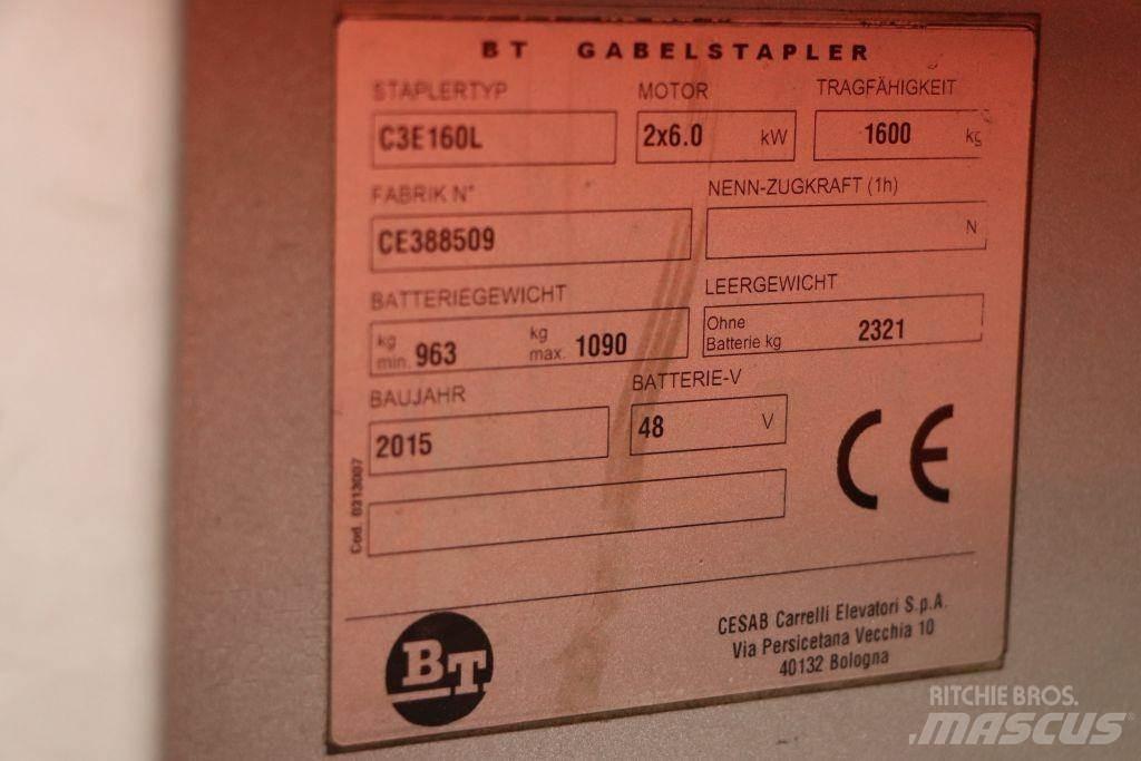 BT C3E160L Electric Forklifts