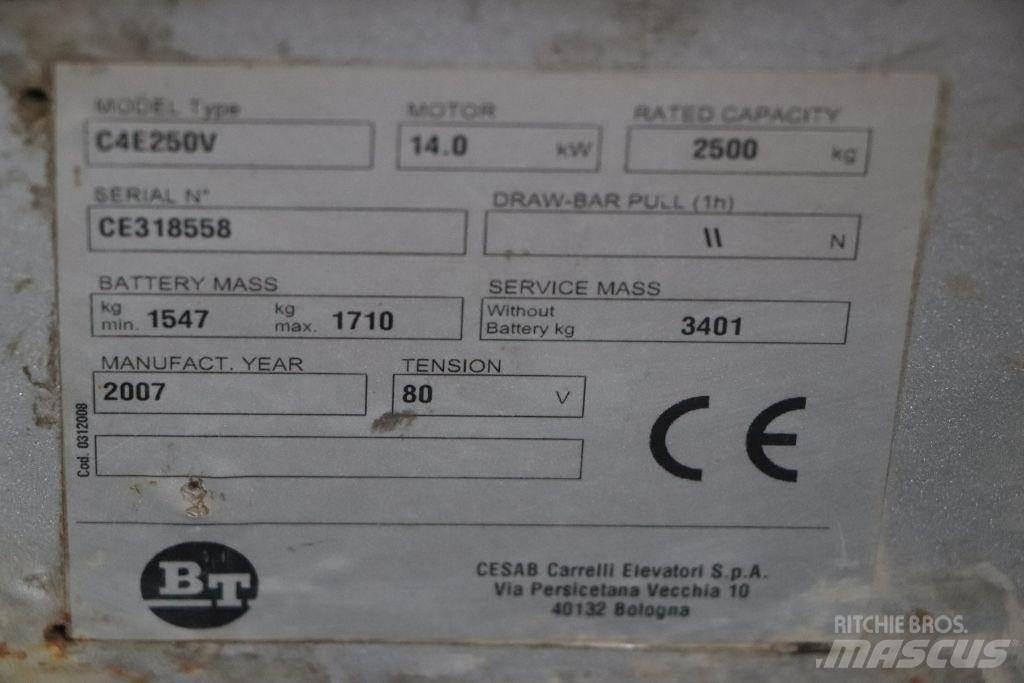 BT C4E250V Electric Forklifts