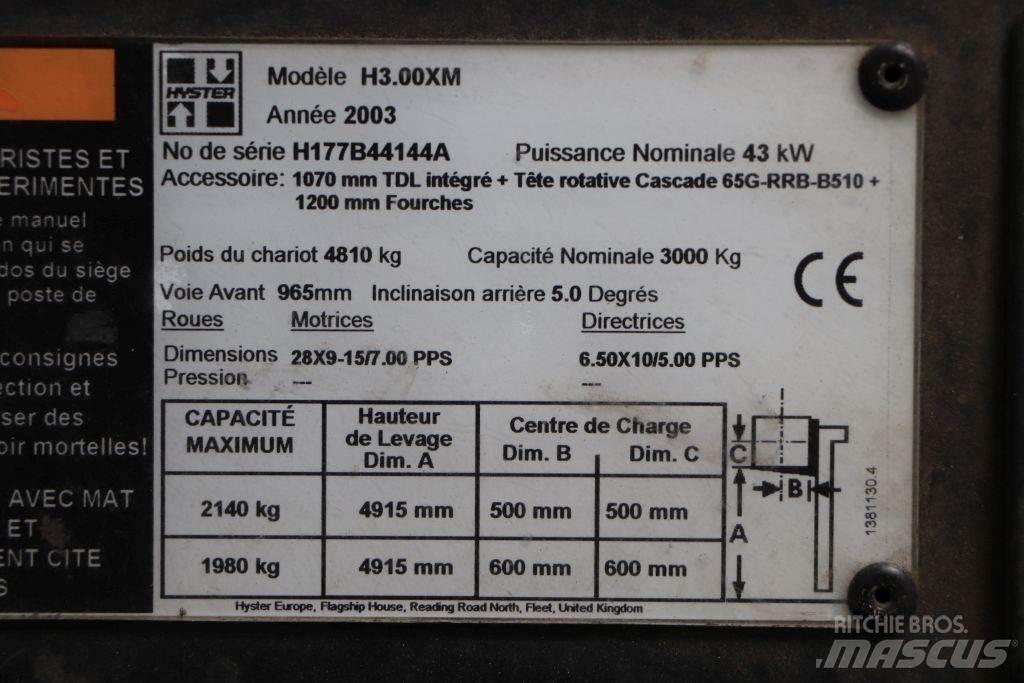 Hyster H3.00XM LPG trucks