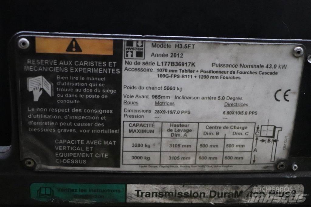 Hyster H3.5FT Diesel Forklifts