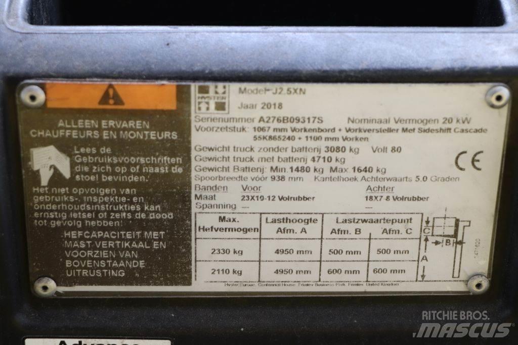 Hyster J2.5XN Electric Forklifts