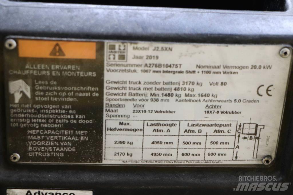 Hyster J2.5XN Electric Forklifts