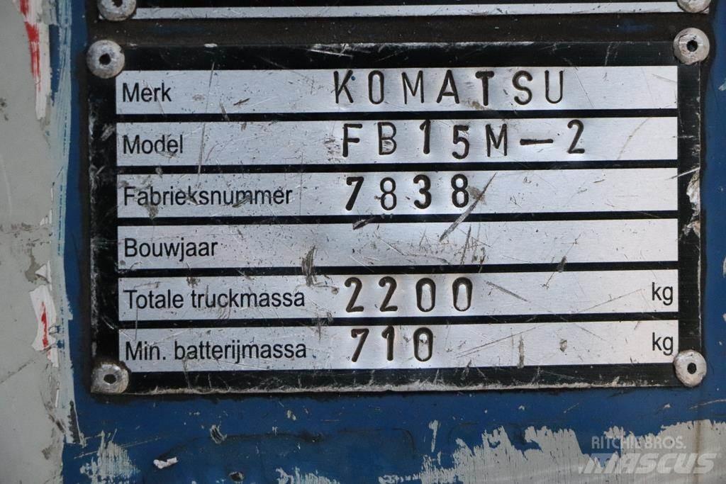 Komatsu FB15M-2 Electric Forklifts