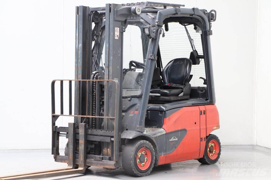 Linde E16P-02 Electric Forklifts