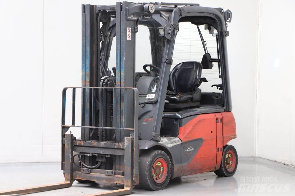 Linde E16P-02 Electric Forklifts