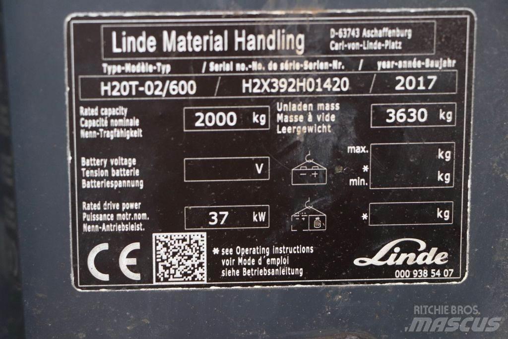 Linde H20T-02/600 LPG trucks