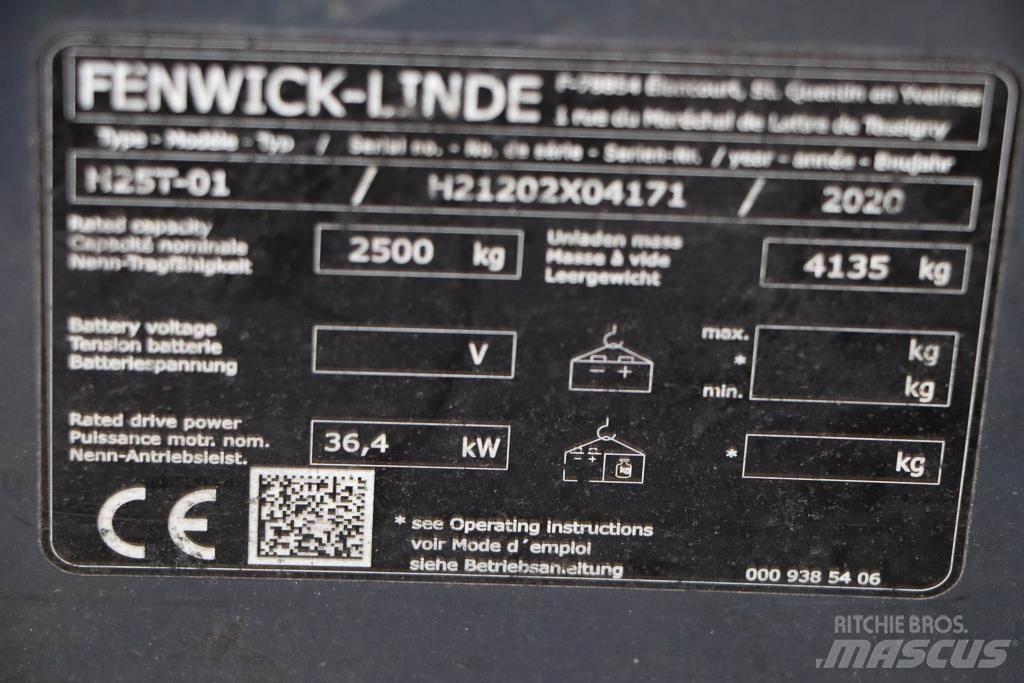 Linde H25T-01 LPG trucks