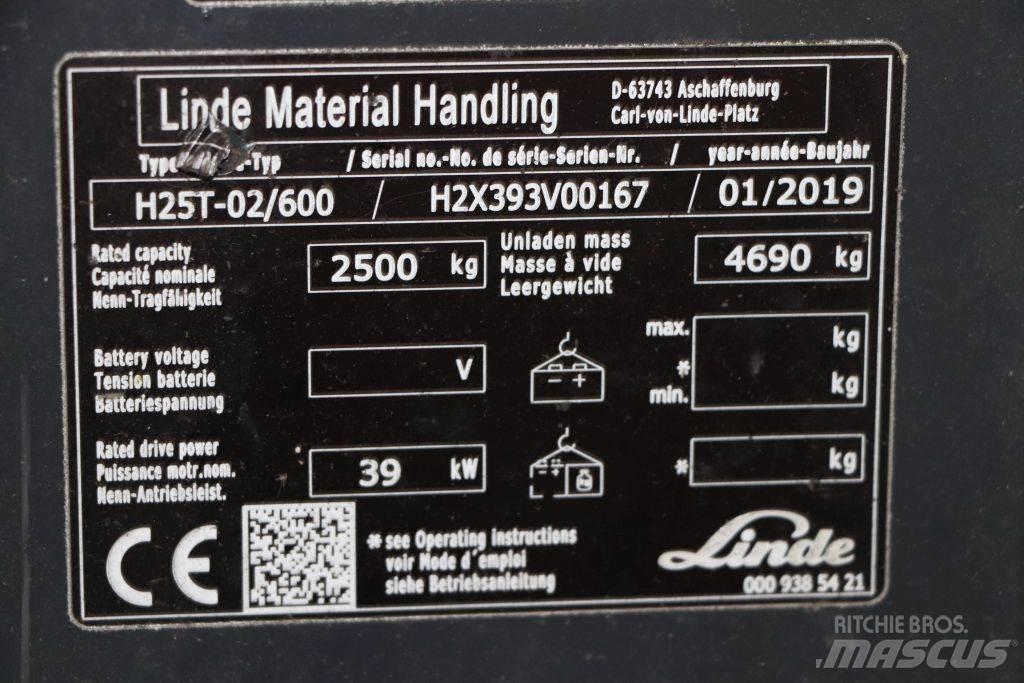 Linde H25T-02/600 LPG trucks