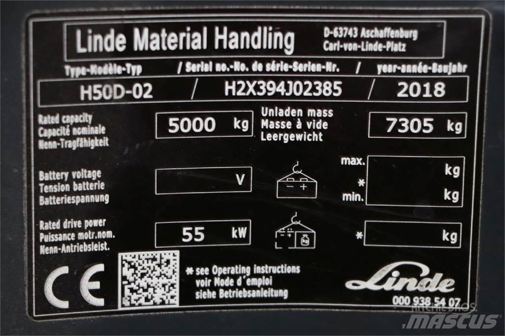 Linde H50D-02 Diesel Forklifts