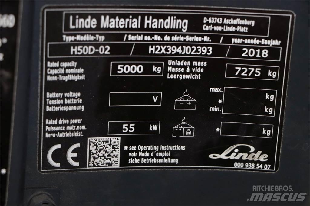 Linde H50D-02 Diesel Forklifts