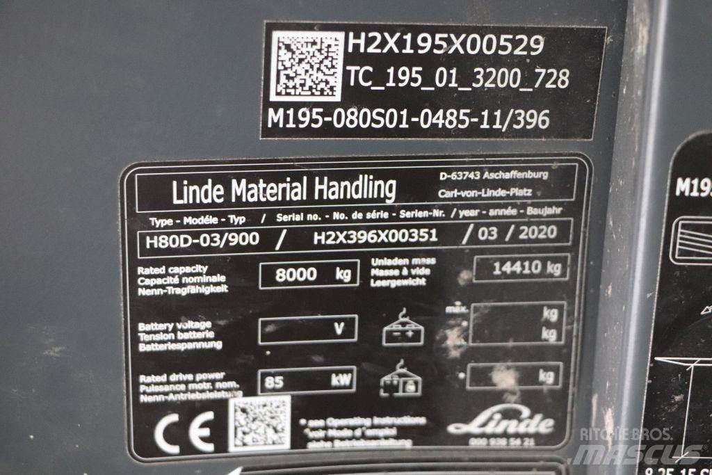 Linde H80D-03/900 Diesel Forklifts