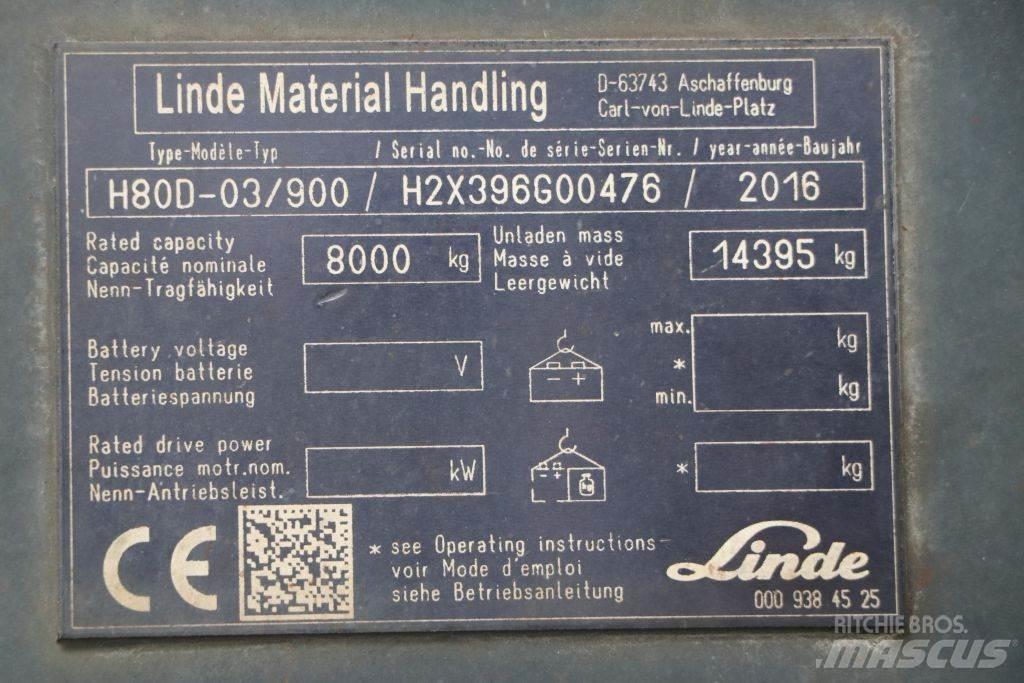 Linde H80D-03/900 Diesel Forklifts