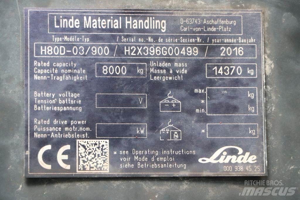 Linde H80D-03/900 Diesel Forklifts