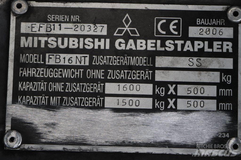 Mitsubishi FB16NT Electric Forklifts
